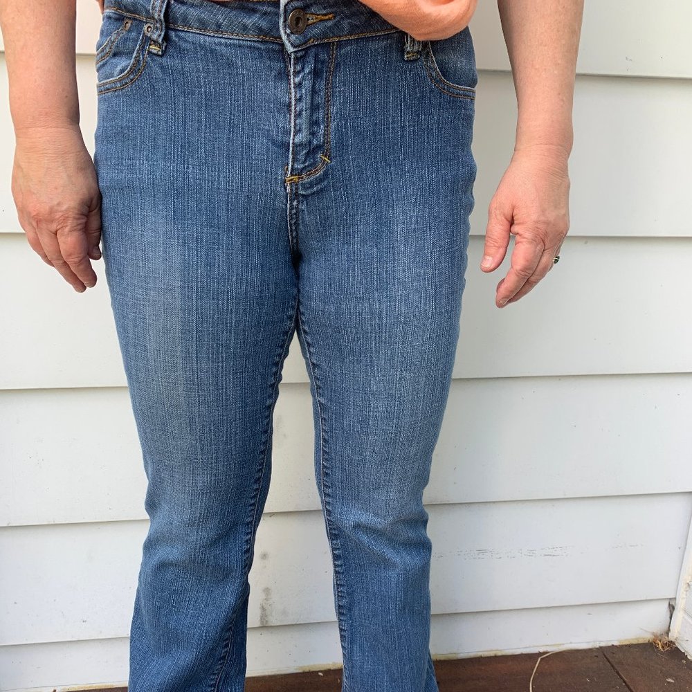 Women's Dark Wash Boot Cut Jeans